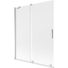 Mexen Velar Duschwand 2-teilig verschiebbar 140 x 150 cm, Matt, Chrom - 896-140-000-31-01
