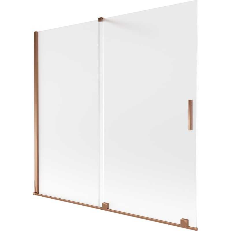 Mexen Velar Duschabtrennung 2-teilig verschiebbar 170 x 150 cm, matt, Roségold - 896-170-000-31-60