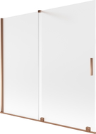 Mexen Velar Duschabtrennung 2-teilig verschiebbar 170 x 150 cm, matt, Roségold - 896-170-000-31-60