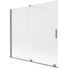 Mexen Velar Duschwand 2-flügelig verschiebbar 170 x 150 cm, matt, Gun Metal - 896-170-000-31-95