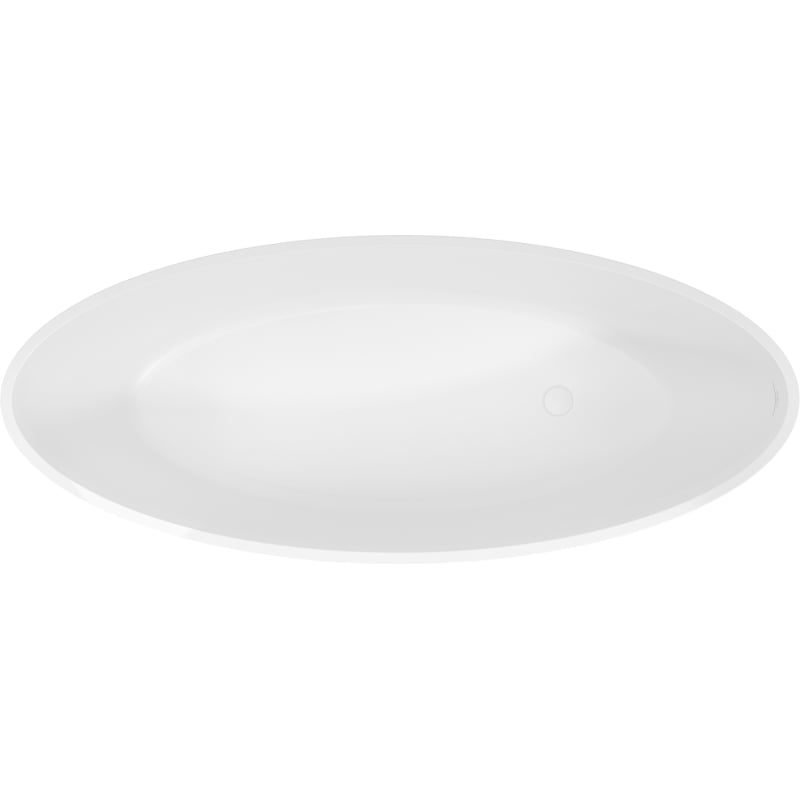 Mexen Prato freistehende Badewanne aus Konglomerat 170 x 70 cm, weiß matt - 57251707000