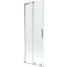 Mexen Velar L Badewannen-Bildschirm, 2-flügelig, verschiebbar, 70 x 150 cm, transparent, Chrom - 896-070-003-01-01