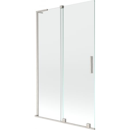 Mexen Velar L zweiflügelige, verschiebbare Duschwand 110 x 150 cm, transparent, gebürsteter Nickel - 896-110-003-01-97