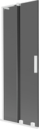 Mexen Velar L Badewannenparavent 2-flügelig verschiebbar 70 x 150 cm, grafit, weiß - 896-070-003-41-20