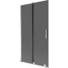 Mexen Velar L Badewannenabtrennung 2-teilig verschiebbar 100 x 150 cm, graphit, chrom - 896-100-003-41-01