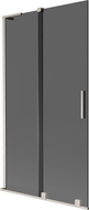 Mexen Velar L Badewannenwand 2-teilig verschiebbar 100 x 150 cm, grafit, gebürsteter Nickel - 896-100-003-41-97