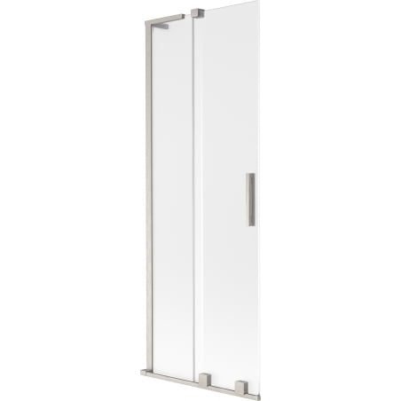 Mexen Velar L Badewannenabtrennung 2-flügelig, schiebbar 70 x 150 cm, matt, gebürsteter Nickel - 896-070-003-31-97