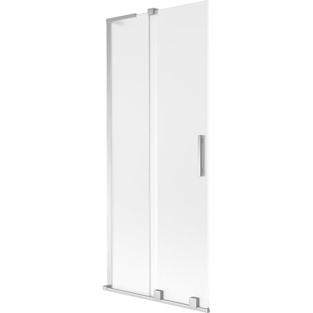 Mexen Velar L Badewannenfaltwand 2-flügelig, 85 x 150 cm, matt, Chrom - 896-085-003-31-01