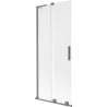 Mexen Velar L Badewannenabtrennung 2-flügelig, 85 x 150 cm, matt, Gun Metal - 896-085-003-31-95