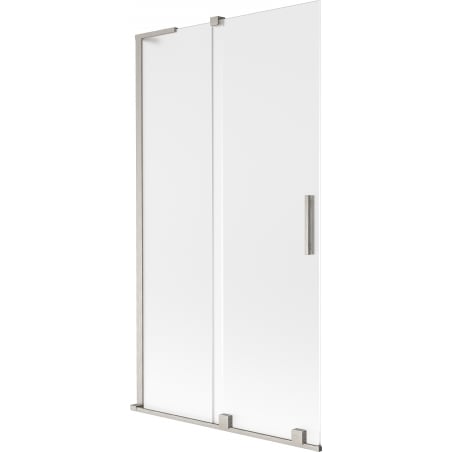 Mexen Velar L Badewannenwand 2-flügelig verschiebbar 100 x 150 cm, matt, gebürsteter Nickel - 896-100-003-31-97