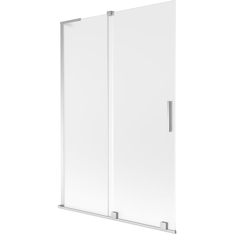 Mexen Velar L 2-flügelige Duschwand, verschiebbar 120 x 150 cm, Frost, Chrom - 896-120-003-31-01