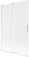 Mexen Velar L Badewannenwand 2-flügelig verschiebbar 120 x 150 cm, matt, weiß - 896-120-003-31-20