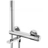 Mexen Diamond Badewannenarmatur mit Duschset, Chrom - 71530-00