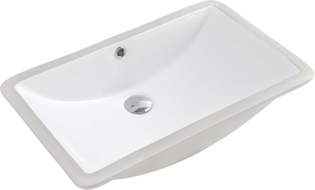 Mexen Venus Unterbauwaschbecken 60 x 37 cm, weiß - 25416000