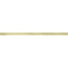 Mexen Line-B Front-Duschleiste 130 cm, gebürstetes Gold - 185503130U