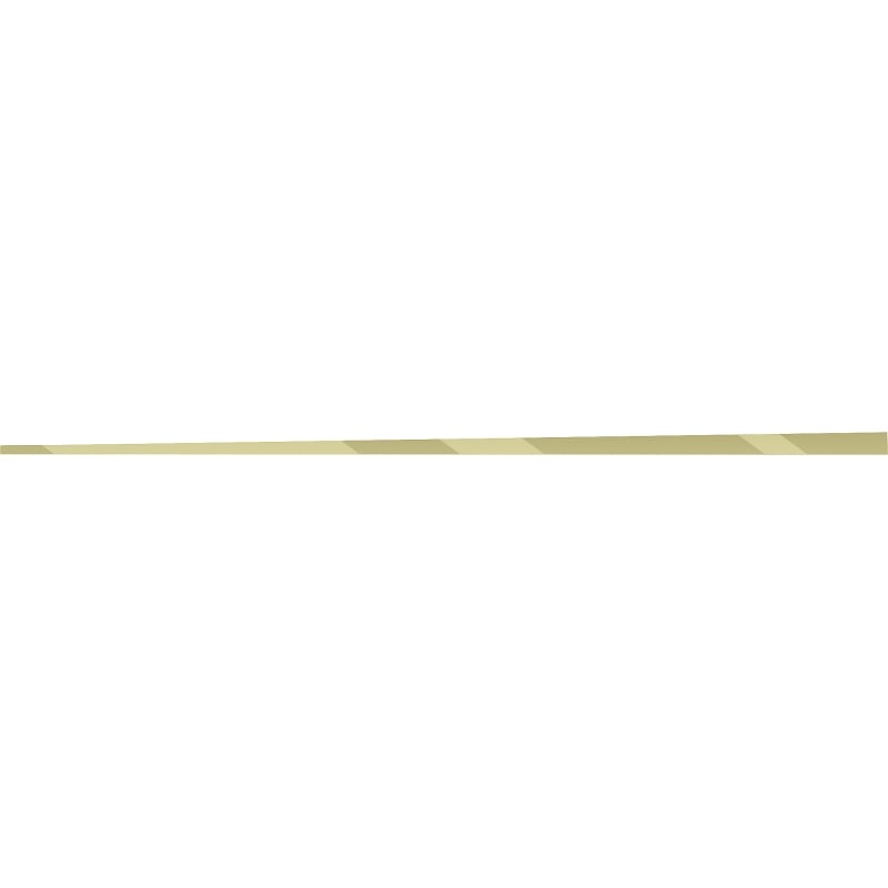 Mexen Line-B Bodenabschlüsse Leiste 120 cm links, gold - 185001120L