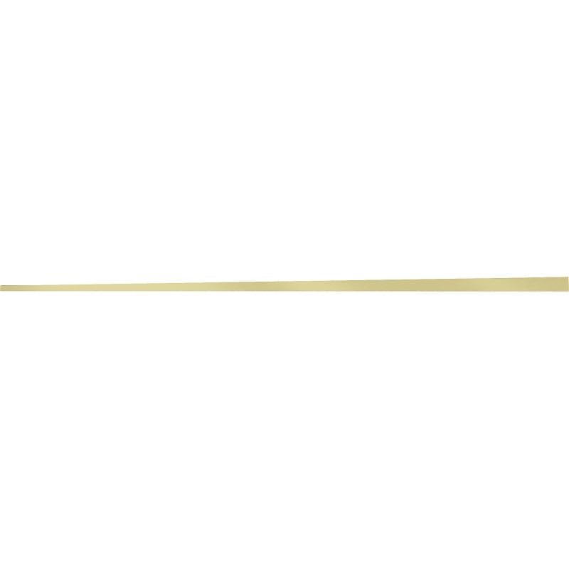 Mexen Line-B Boden-Abfallleiste 120 cm links, gebürstetes Gold - 185501120L