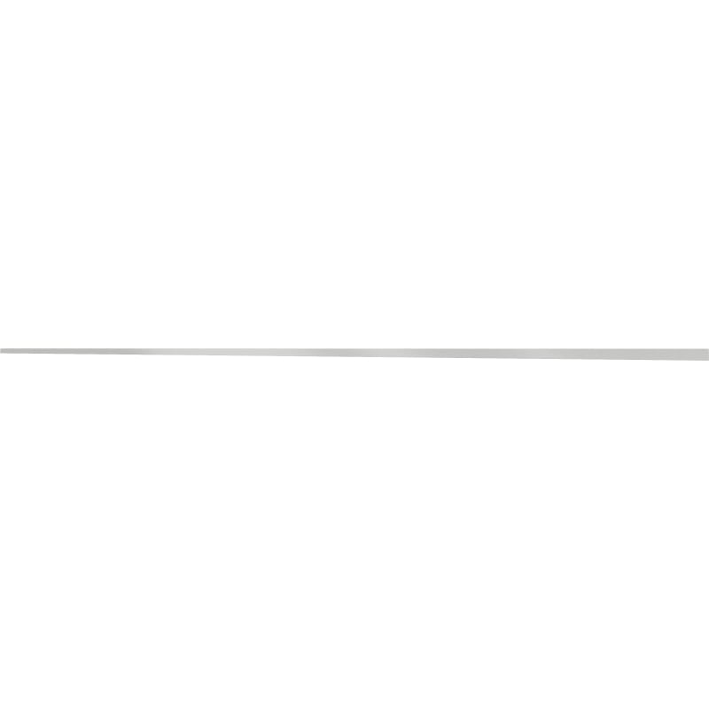 Mexen Line-B Bodenabschlussschiene 180 cm links, Inox - 181001180L