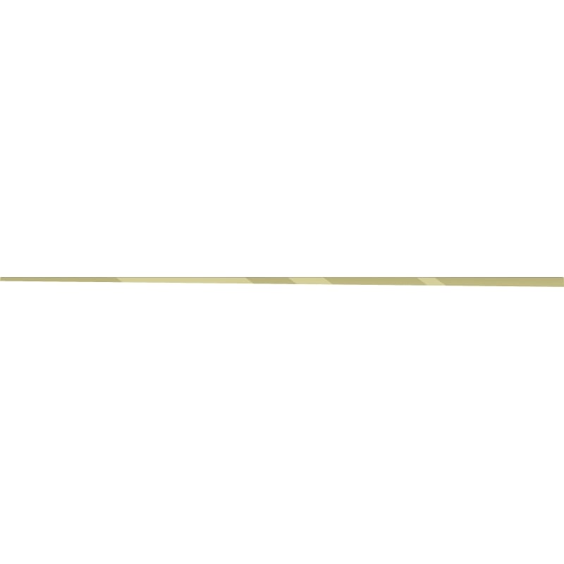 Mexen Line-B Bodenkante links 180 cm, gold - 185001180L