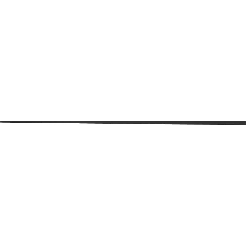 Mexen Line-B Bodenabfallleiste 180 cm links, schwarz - 187001180L