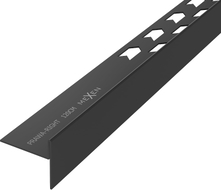 Mexen Line-B Bodenabfallleiste 120 cm rechts, schwarz - 187001120R