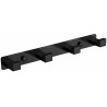 Mexen vierfacher Handtuchhaken, schwarz - 709264-70