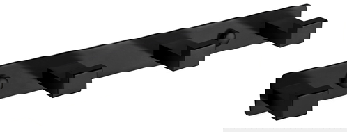Mexen vierfacher Handtuchhaken, Schwarz - 709264-70