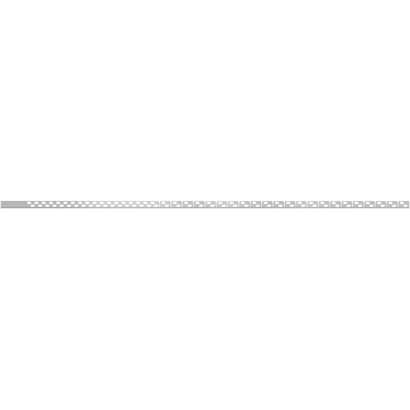 Mexen Line-B Fußleistenabdeckung 180 cm rechts, Inox - 181001180R
