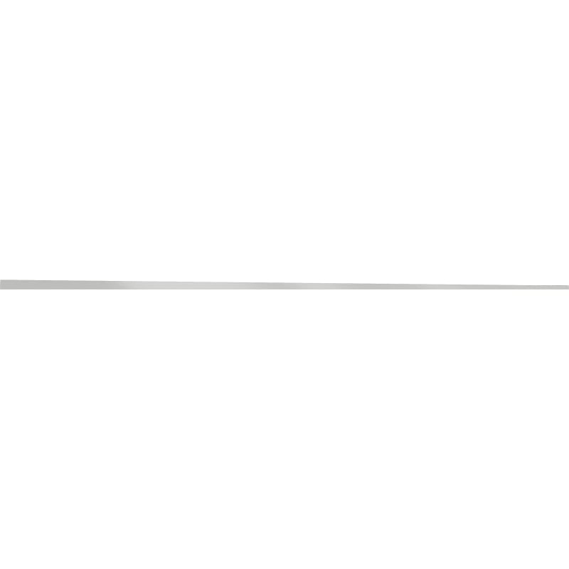 Mexen Line-B Fußleistenabdeckung 180 cm rechts, Inox - 181001180R