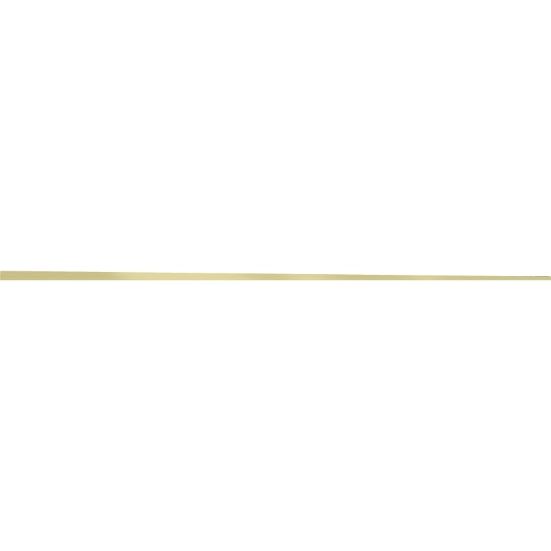 Mexen Line-B Bodenabschlussleiste 180 cm rechts, gebürstet gold - 185501180R