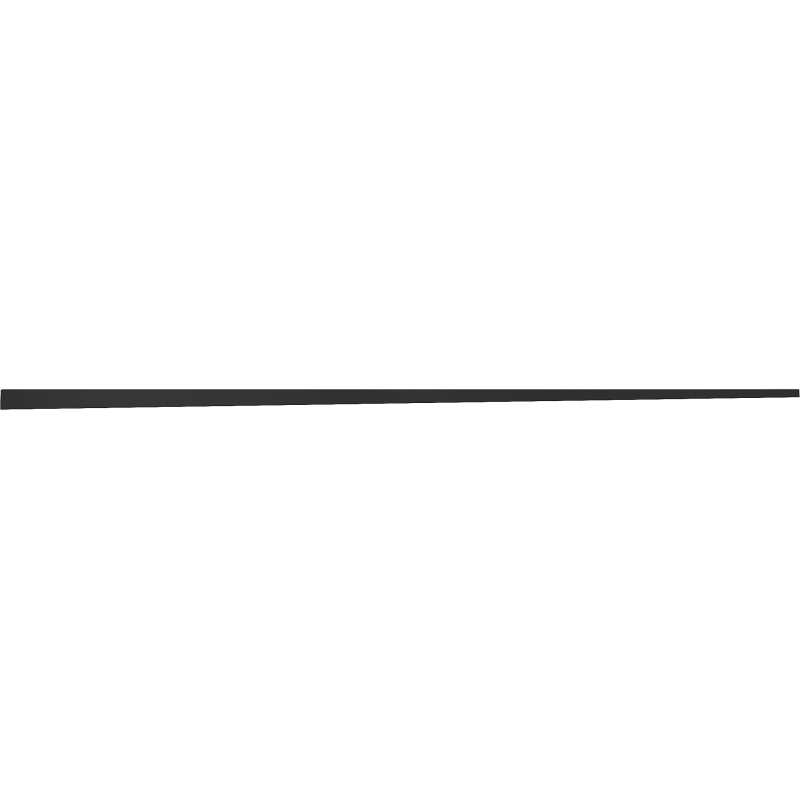 Mexen Line-B Gefälleleiste für Glas 120 cm rechts, schwarz - 187004120R