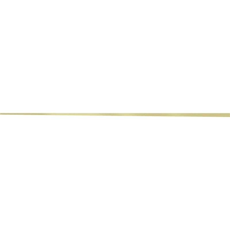 Mexen Line-B Gefälleleiste für Glas 180 cm links, gebürstetes Gold - 185504180L