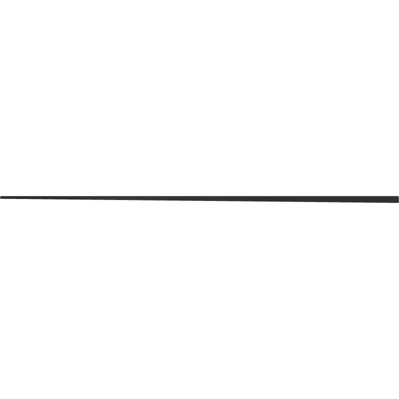 Mexen Line-B Gefälleleiste für Glas 180 cm links, schwarz - 187004180L