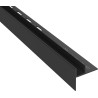 Mexen Line-B Gefälleleiste für Glas 180 cm links, schwarz - 187004180L