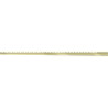 Mexen Line-B Wandleistenabdeckung 120 cm links, gold - 185002120L