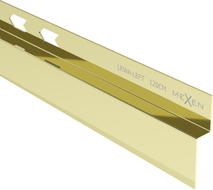 Mexen Line-B Wandleistenabdeckung 120 cm links, gold - 185002120L