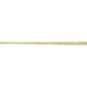 Mexen Line-B Wandleiste 120 cm links, gebürstetes Gold - 185502120L