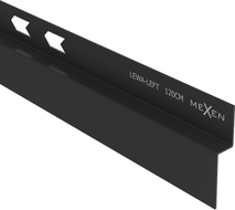 Mexen Line-B Eckabschlussleiste 120 cm links, schwarz - 187002120L