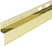 Mexen Line-B Wandabschirmleiste 120 cm rechts, gold - 185002120R