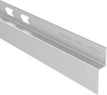 Mexen Line-B Wandwinkel-Abschlussleiste 180 cm links, Inox - 181002180L