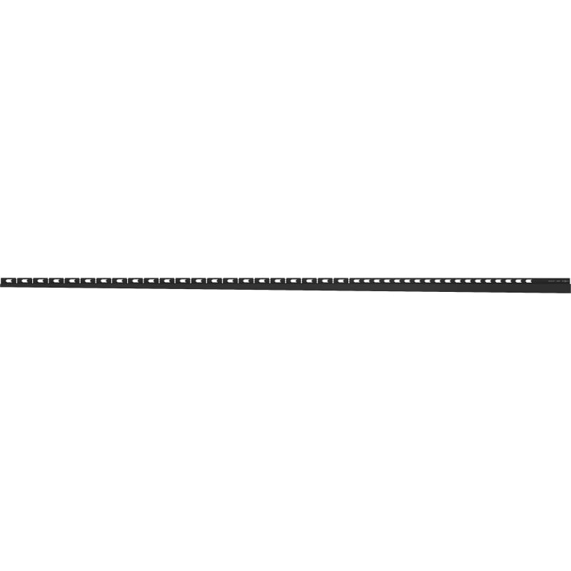 Mexen Line-B Wandaufkantung 180 cm links, schwarz - 187002180L