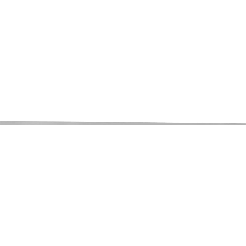 Mexen Line-B Gefälleleiste für Glas 180 cm rechts, Inox - 181004180R