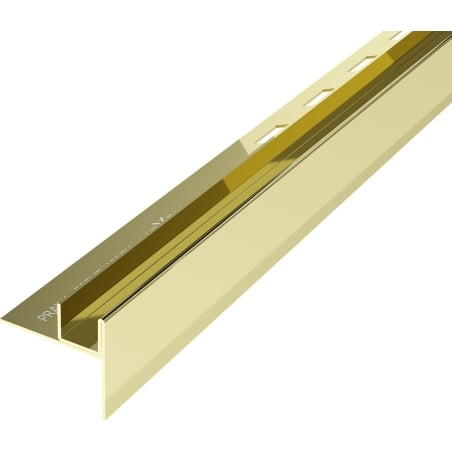 Mexen Line-B Gefälleprofil für Glas 180 cm rechts, gold - 185004180R