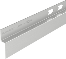 Mexen Line-B Neigungsleiste wandseitig 180 cm rechts, Inox - 181002180R
