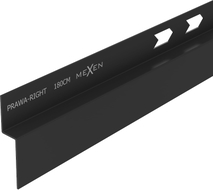 Mexen Line-B Wandablauflansch 180 cm rechts, schwarz - 187002180R