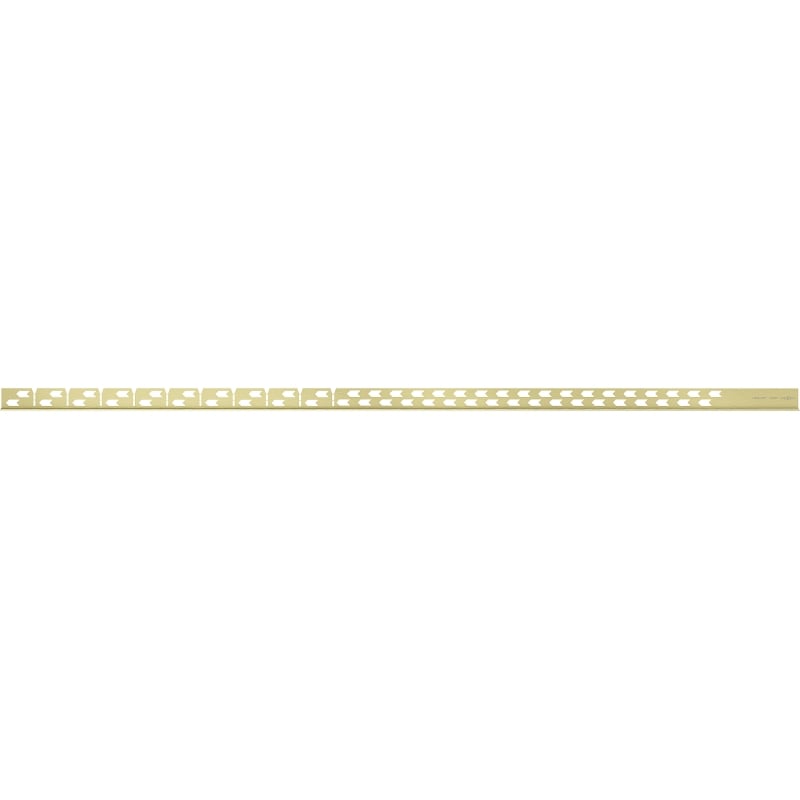 Mexen Line-B Boden-Abfallleiste 120 cm links, gebürstetes Gold - 185501120L