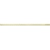 Mexen Line-B Boden-Abfallleiste 120 cm links, gebürstetes Gold - 185501120L
