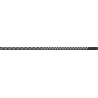 Mexen Line-B Boden Gefälleleiste 120 cm links, schwarz - 187001120L