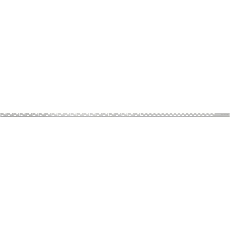 Mexen Line-B Bodenabschlussschiene 180 cm links, Inox - 181001180L