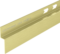 Mexen Line-B Front-Duschleiste 130 cm, gebürstetes Gold - 185503130U
